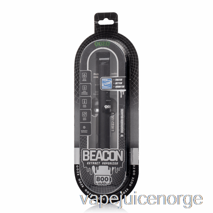 Vape Med Nikotin Ooze Beacon Extract Vaporizer Panter Svart